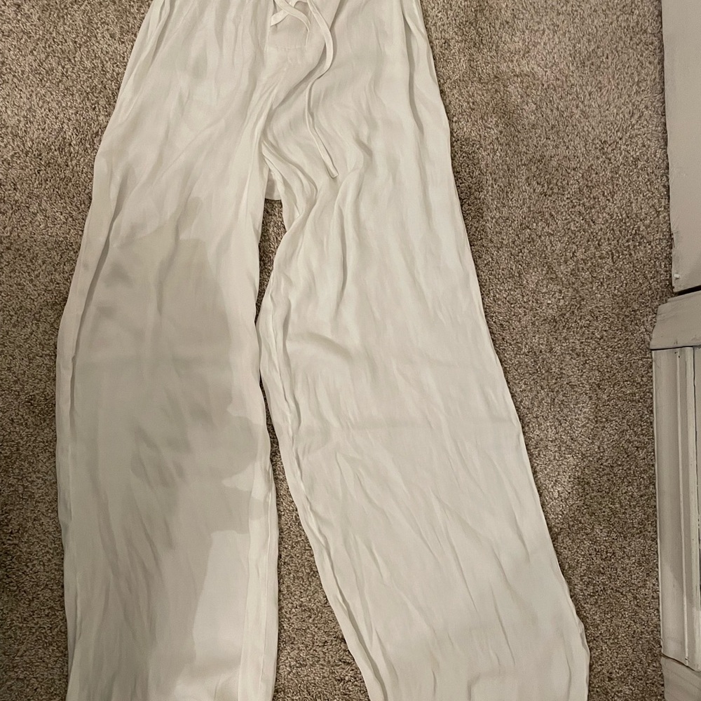 Forever 21 White Pajama Pants